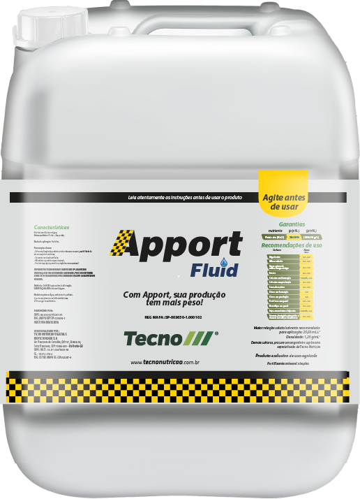 Embalagem apport fluid — Tecno