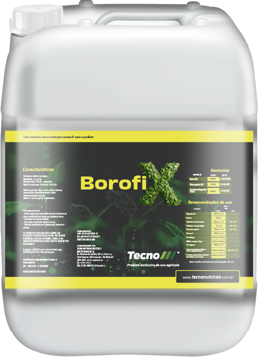 Embalagem borofix — Tecno