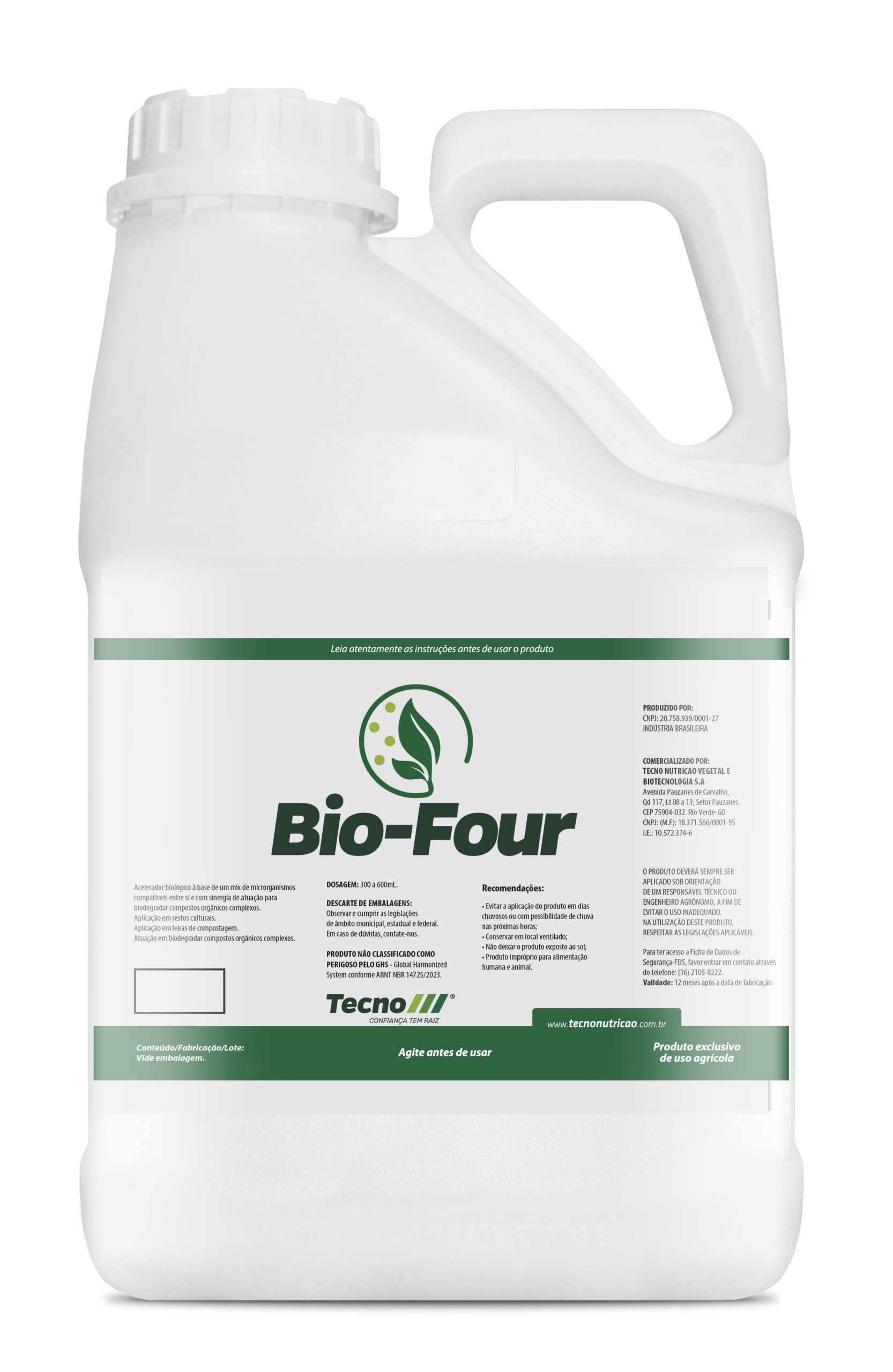 Embalagem Bio-Four — Tecno, Confiança tem raiz